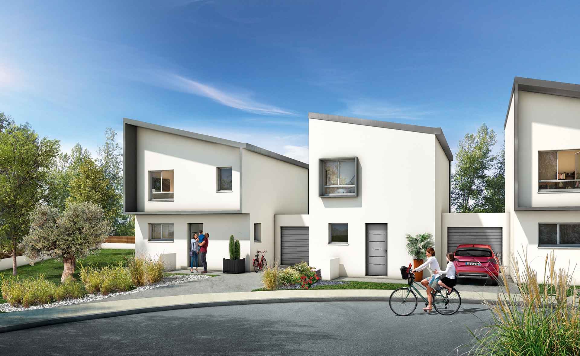 vue exterieure residence clos d eos-vie de quartier aussonne-logements neufs aussonne