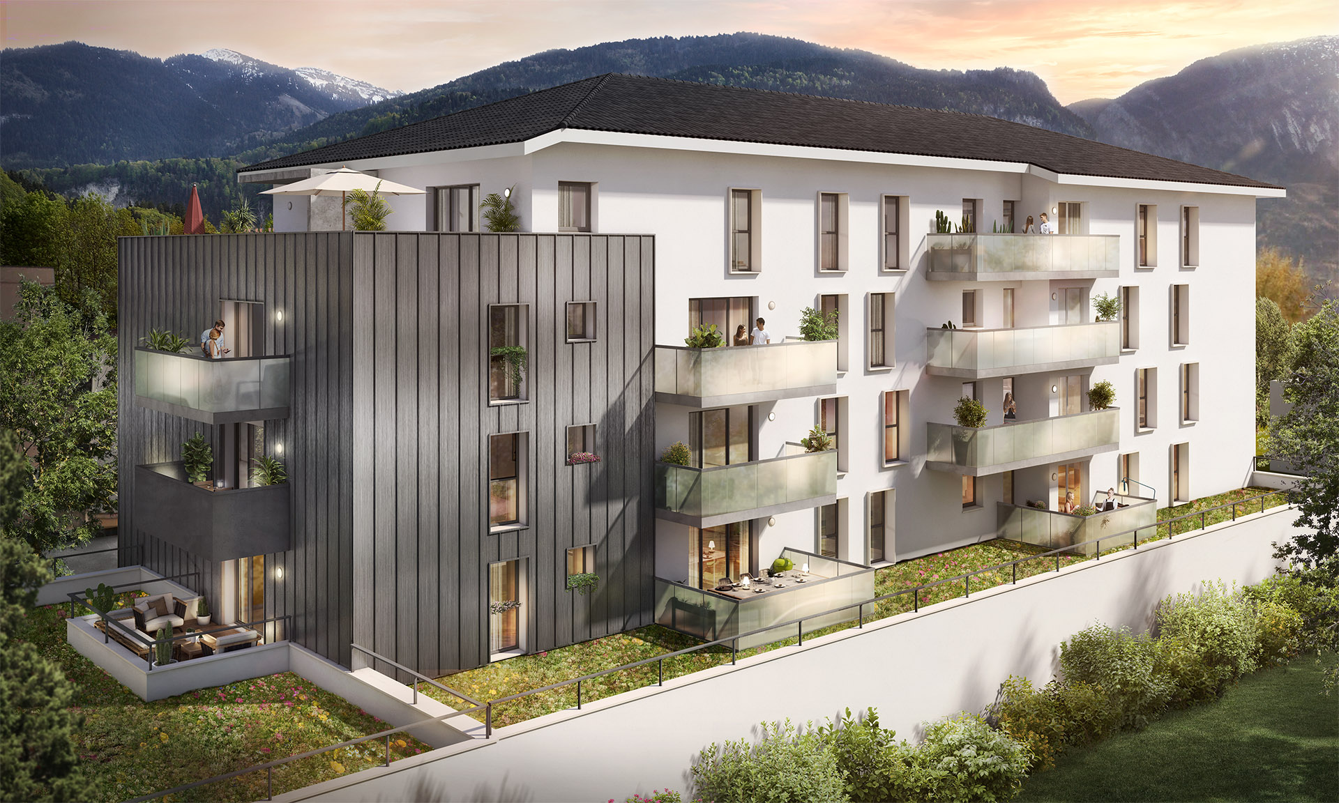 residence neuve haute savoie-logements neufs cluses proche suisse-acheter ou investir les horlogers
