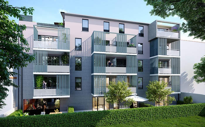 jardin terrasse balcon-achat appartement centre toulouse-investir logement neuf